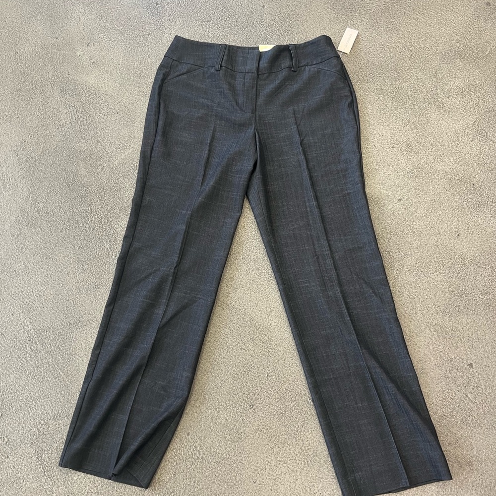 Dress Barn Women’s Grey/Black Cozy Cardi Pants Size 12. NWT!